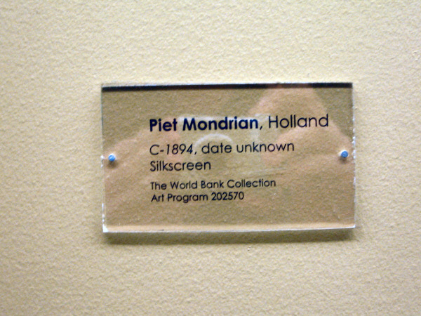 Piet Mondrian.