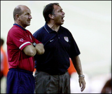 Bruce Arena, the coach of the US soccer team.