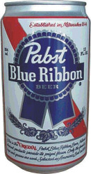 Pabst Blue Ribbon.