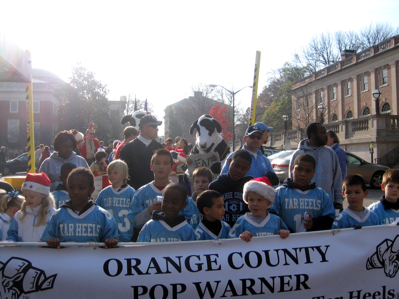 The parade seen from front.