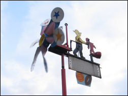 A whirligig in Wilson, NC.