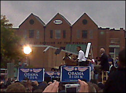 Obama and Biden in Greensboro, NC.