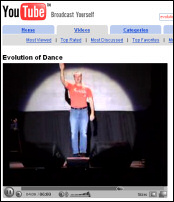 Evolution of Dance on You Tube.com