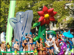 Gay Parade, Amsterdam 2004.