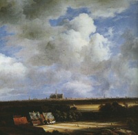 View of Haarlem with bleaching grounds by Jacob van Ruisdael.