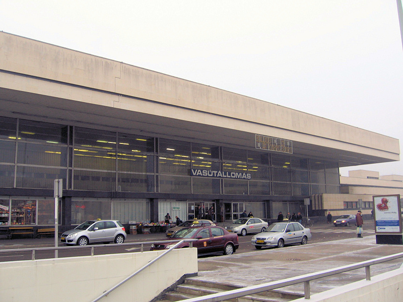 Szolnok's trainstation.