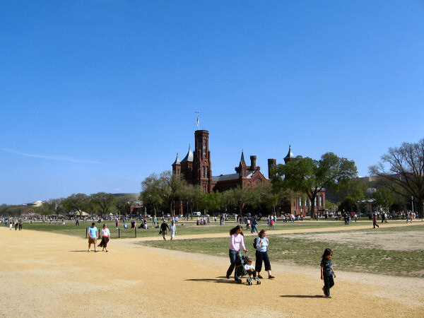 On the Mall.