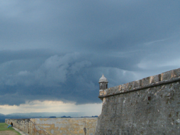 Rain coming.