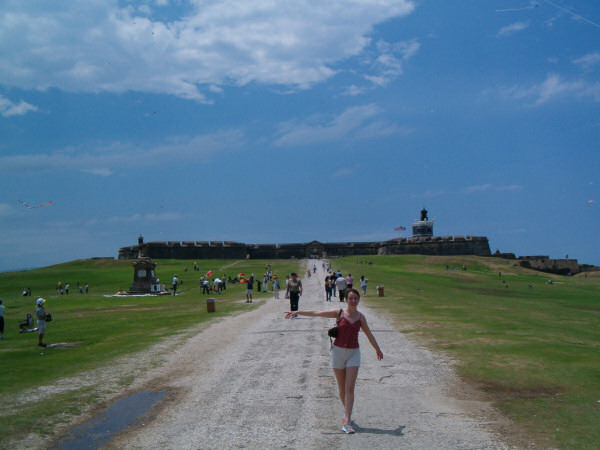 Road to the fort.