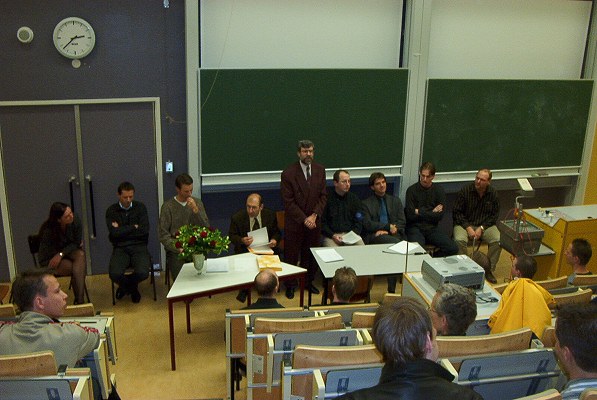 Ceremony starts.