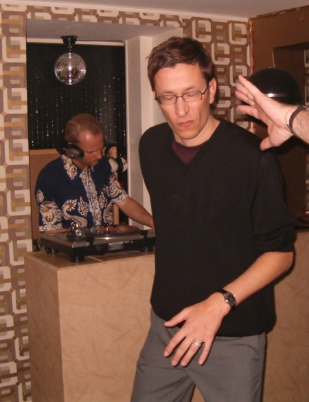 Christof dancing.