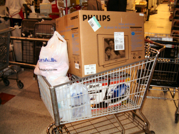 Shopping again.