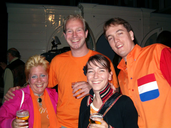 Suzanne, René, Noortje and me..