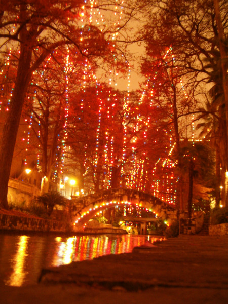 The river at night.