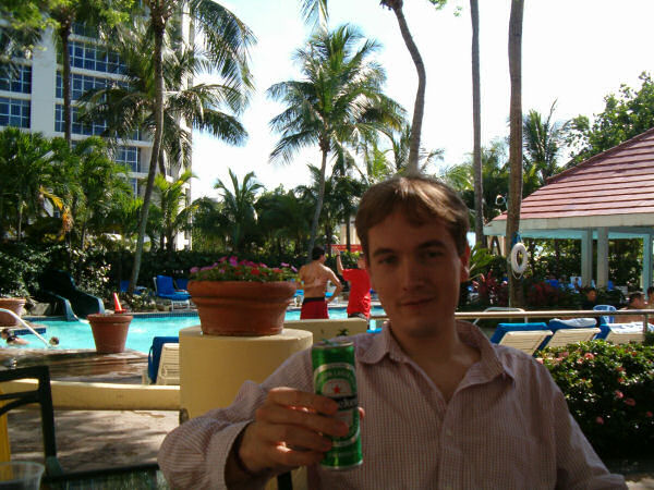 Heineken on a tropical island.