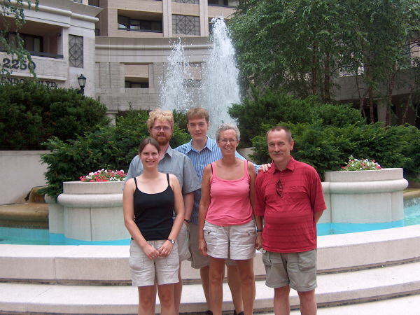 Marjolein, Jerry, Mieke, Jaap and me.