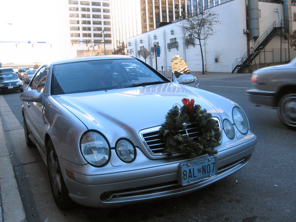 Christmas car.