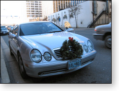 Christmas car.