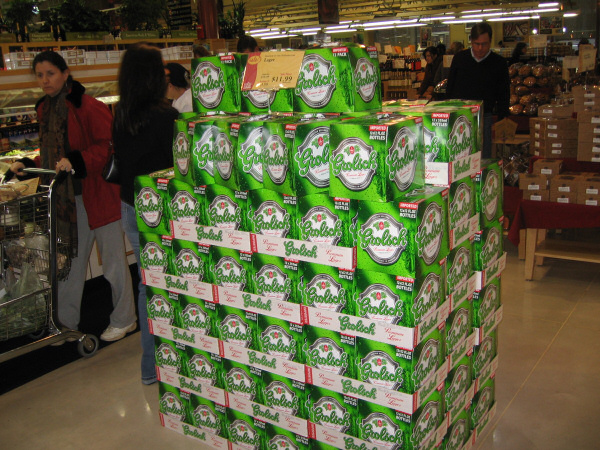 Grolsch on sale.