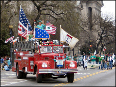 St. Patrick's Parade in Washington.