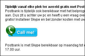 Postbank Skype.