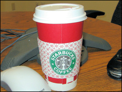 Christmas cups.