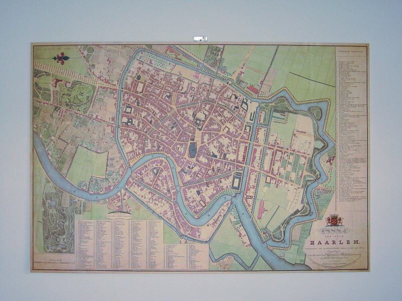 Map of Haarlem, 1812.