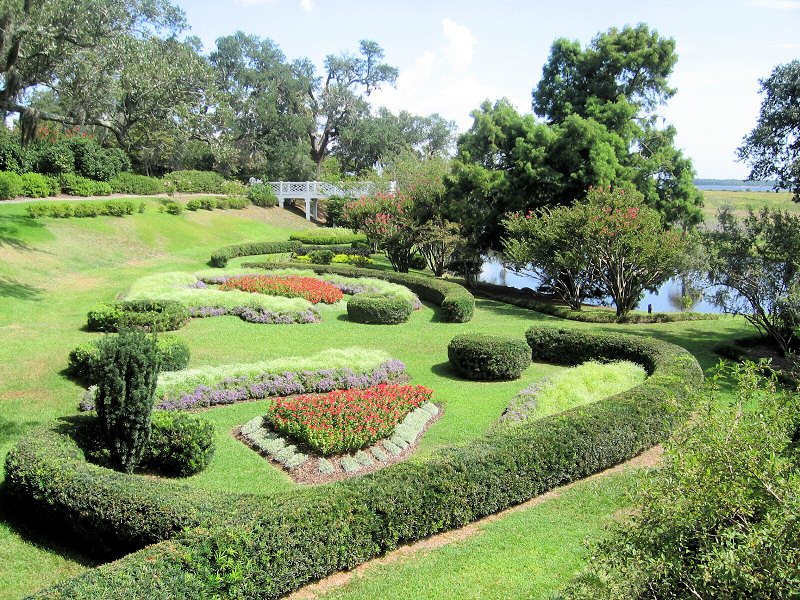 Plantation garden.