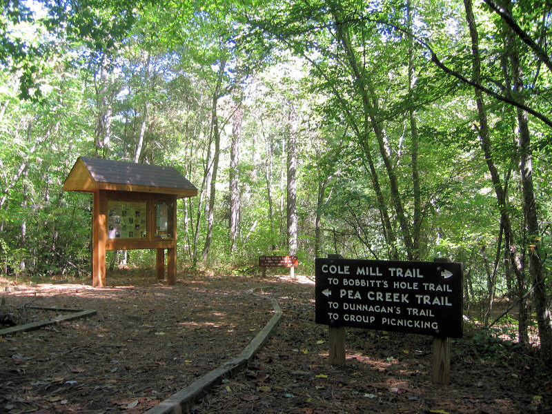 Park entrance.