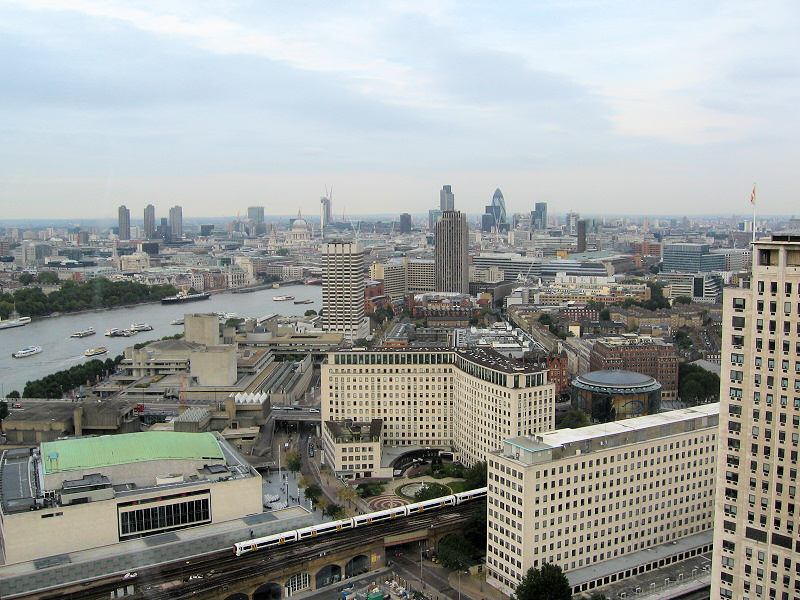 View of the London City.