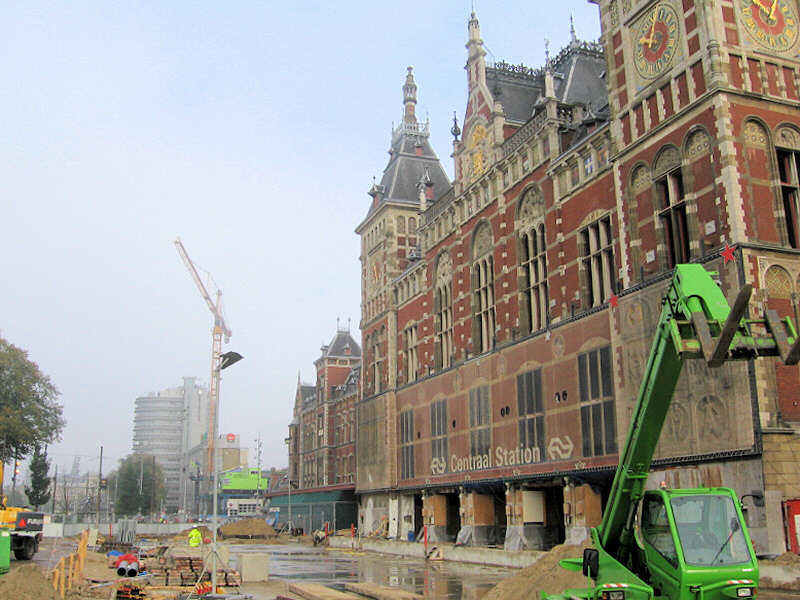 Amsterdam Centraal Station.