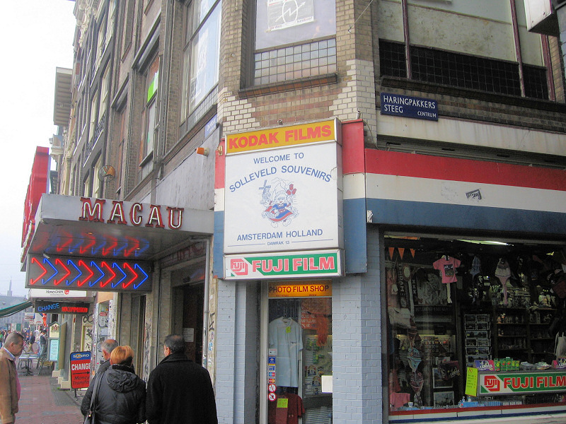 Shops in Amsterdam.