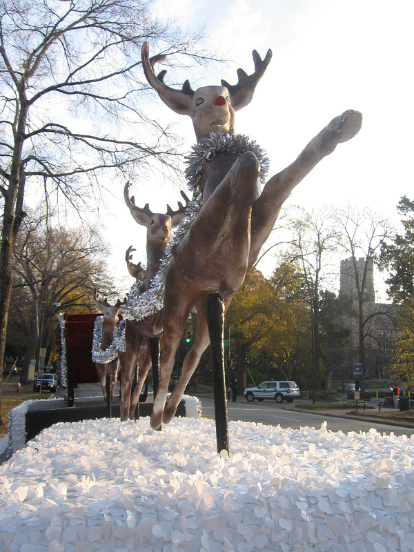 Santa's sleigh.