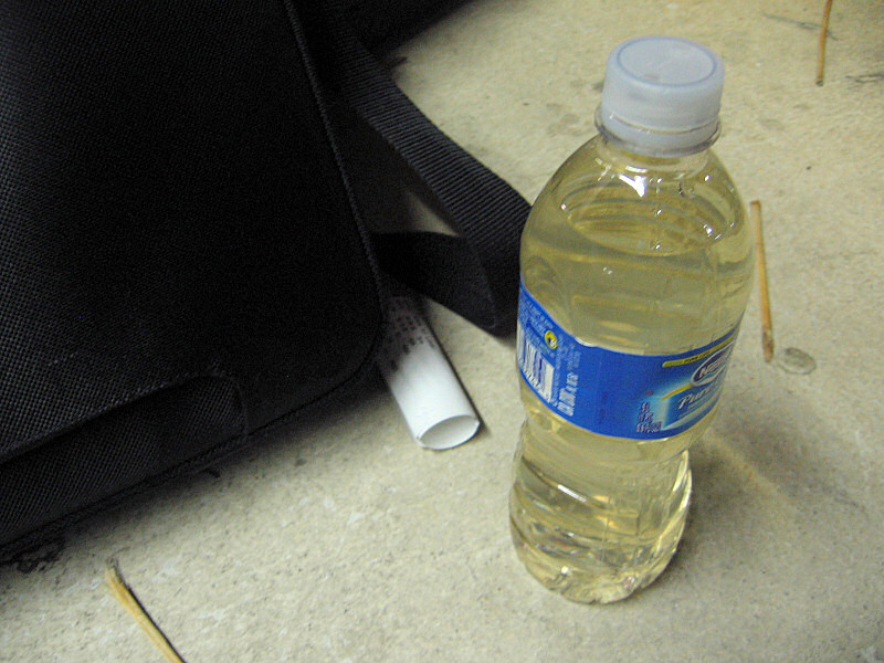 Water bottle.