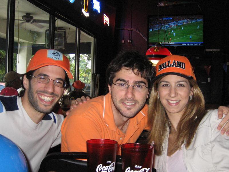 Argentines rooting for Holland.