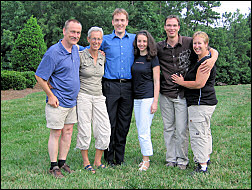 Jaap, Mieke, Guus, Sasha, Ettie and Gerben.