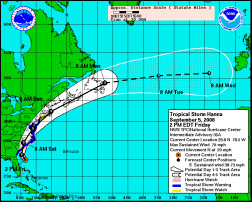 Hurricane Hanna. 