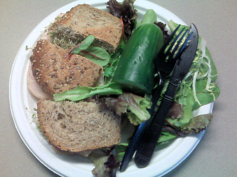 A healthy lunch.