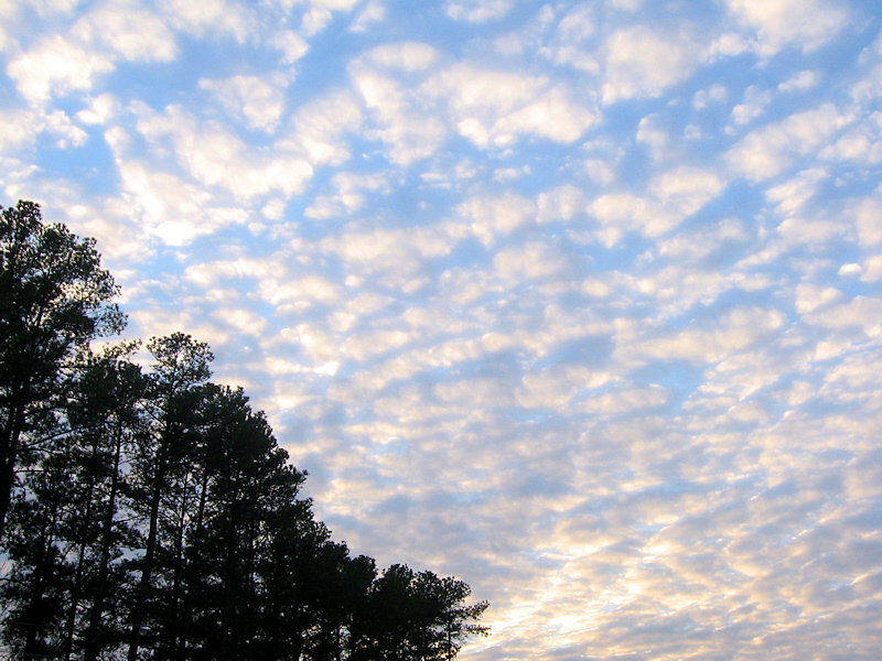 Sky above Durham.