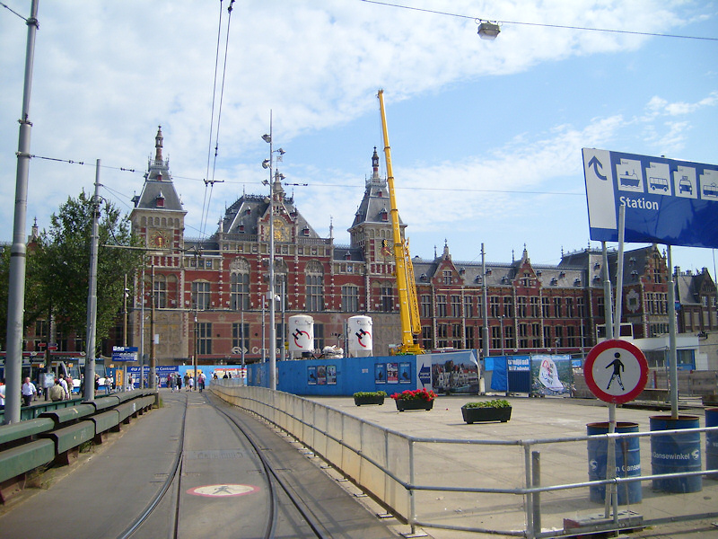 Amsterdam Centraal Station.