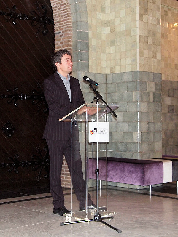 Russell Shorto at the American breakfast for BrooklynBridgeBreukelen.