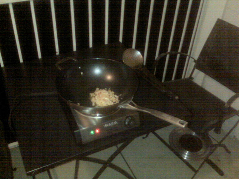 Cooking.