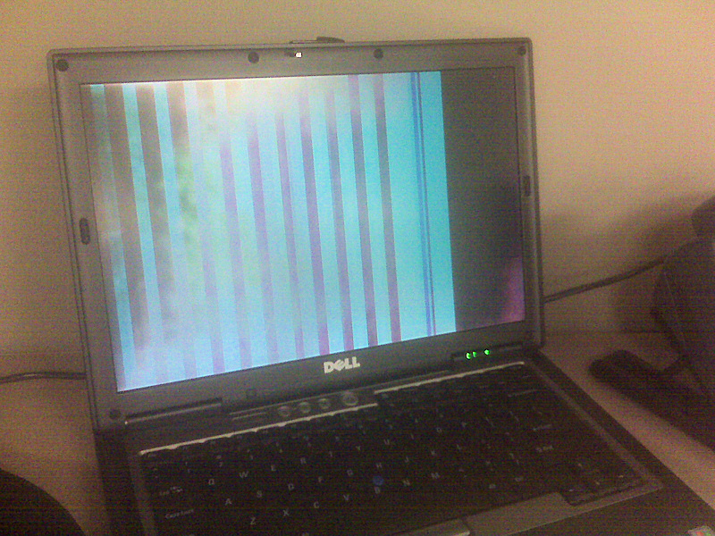 Laptop screen.