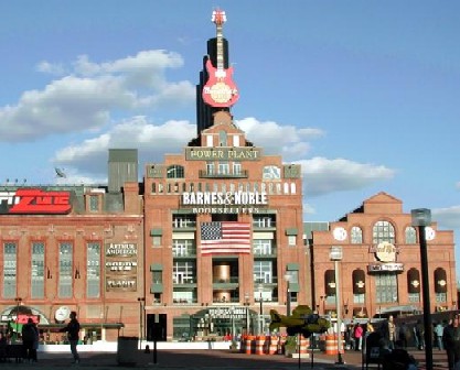 Barnes and Noble bookstore in Baltimore.