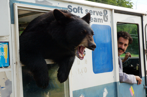 Borat buys a pet.