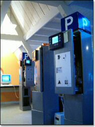 Parking machines in our office.